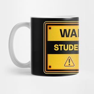 Student Driver Warning Sign | Learner Driver Funny Saying Gift | Funny Bumper Quote | Learner Driver Gift | Driving School Funny sticker Mug